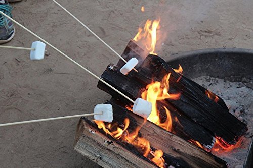 FLYPARTY versatile skewers for hot dogs, sausages, and grilled veggies.