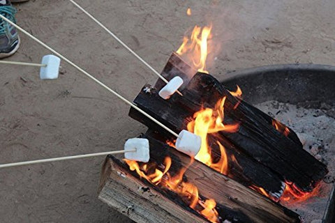 FLYPARTY versatile skewers for hot dogs, sausages, and grilled veggies.