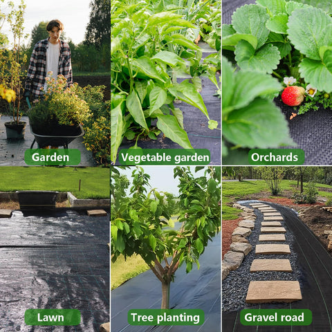 Flysogan garden fabric shown on a path illustrates resilience against weather and traffic