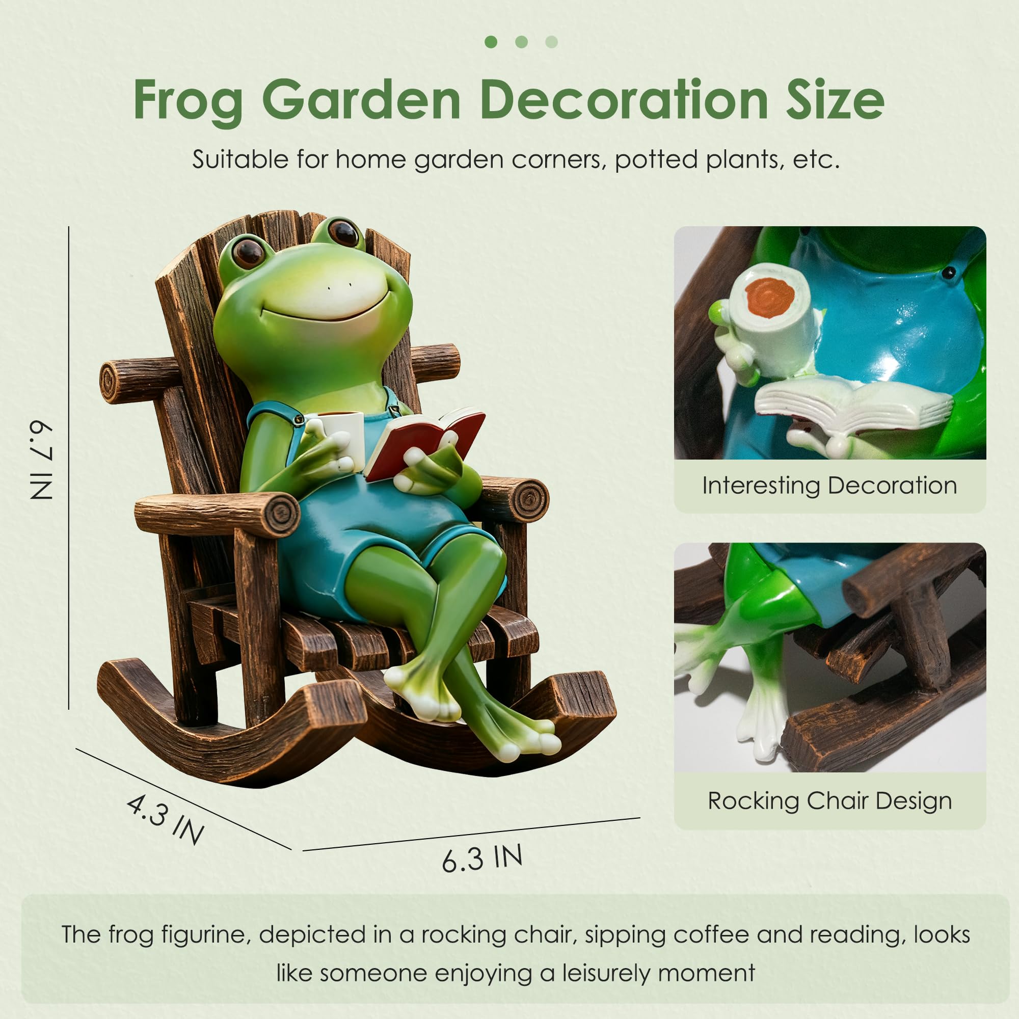 Flytime easy-maintenance garden decor, simply dust to refresh its look.