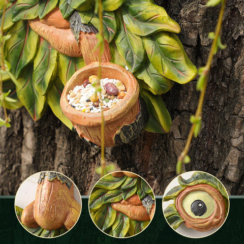 Flytime Tree-hugger statue brings friendly character to pathways and entrances.