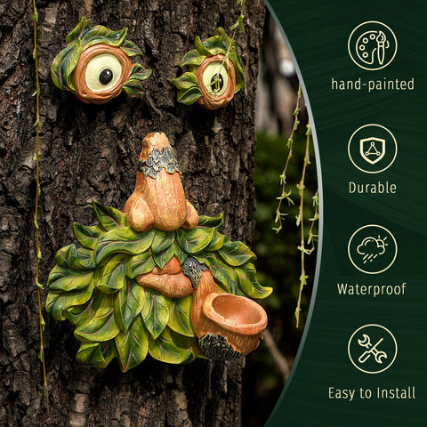 Flytime Weather-resistant resin ensures durable garden decor that resists fading through seasons.
