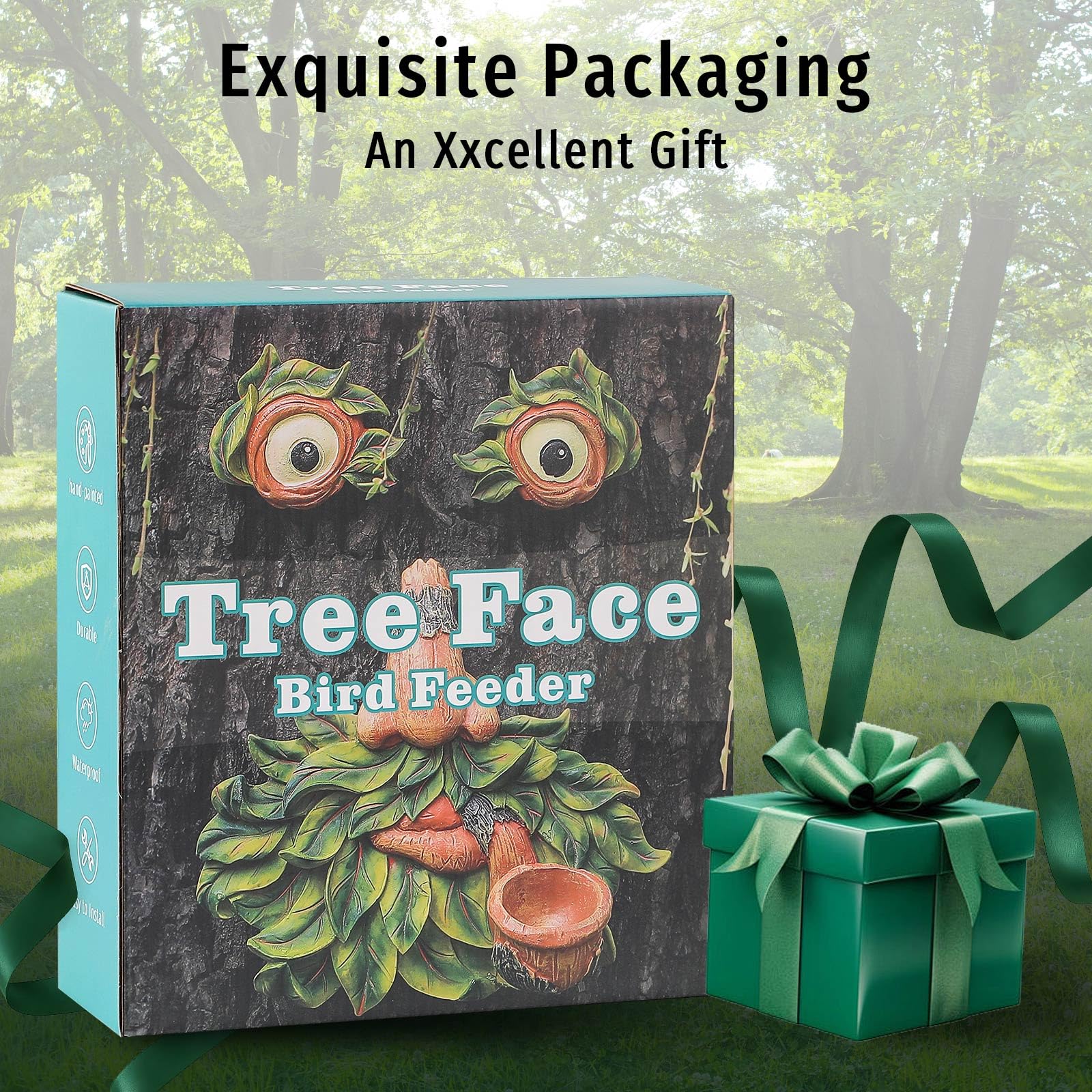 Flytime Outdoor yard statue adds whimsy while supporting family wildlife watching opportunities.