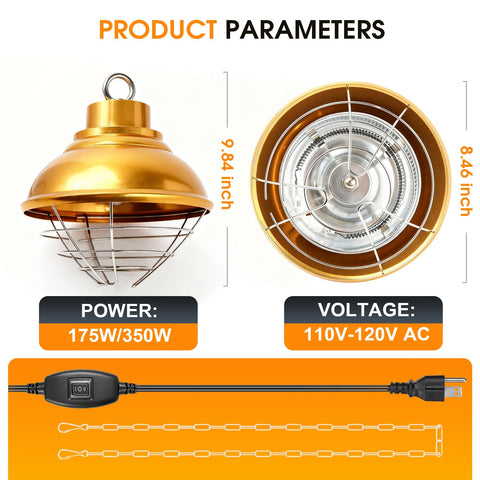 FMATOZ carbon-fiber-tube-heat provides rapid, even warmth across the brooder