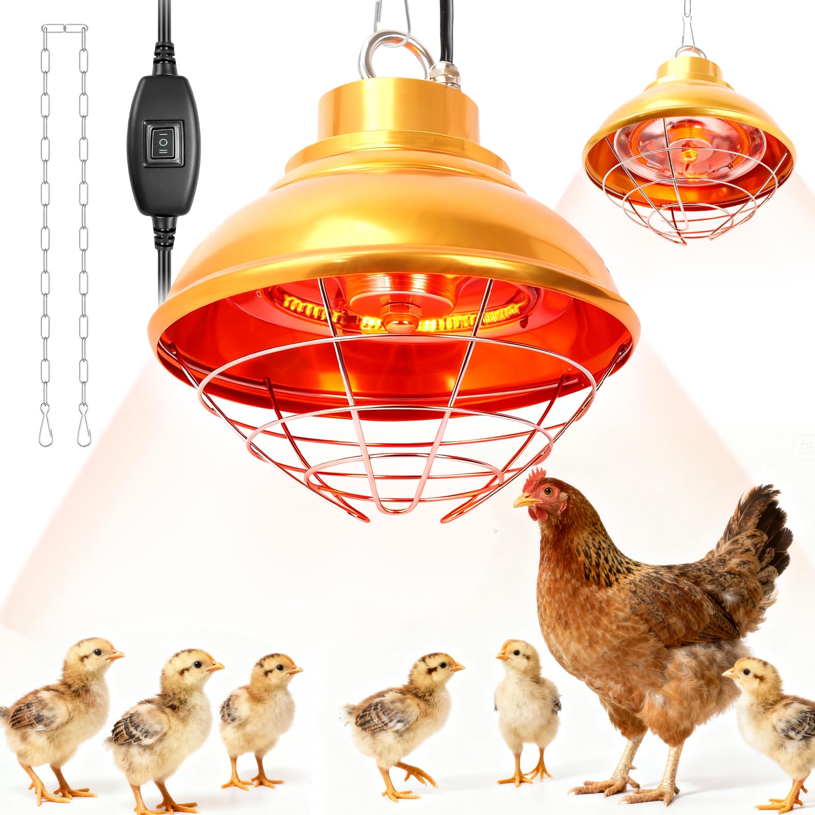 FMATOZ durable-outdoor-coop-heater withstands weather for poultry warmth