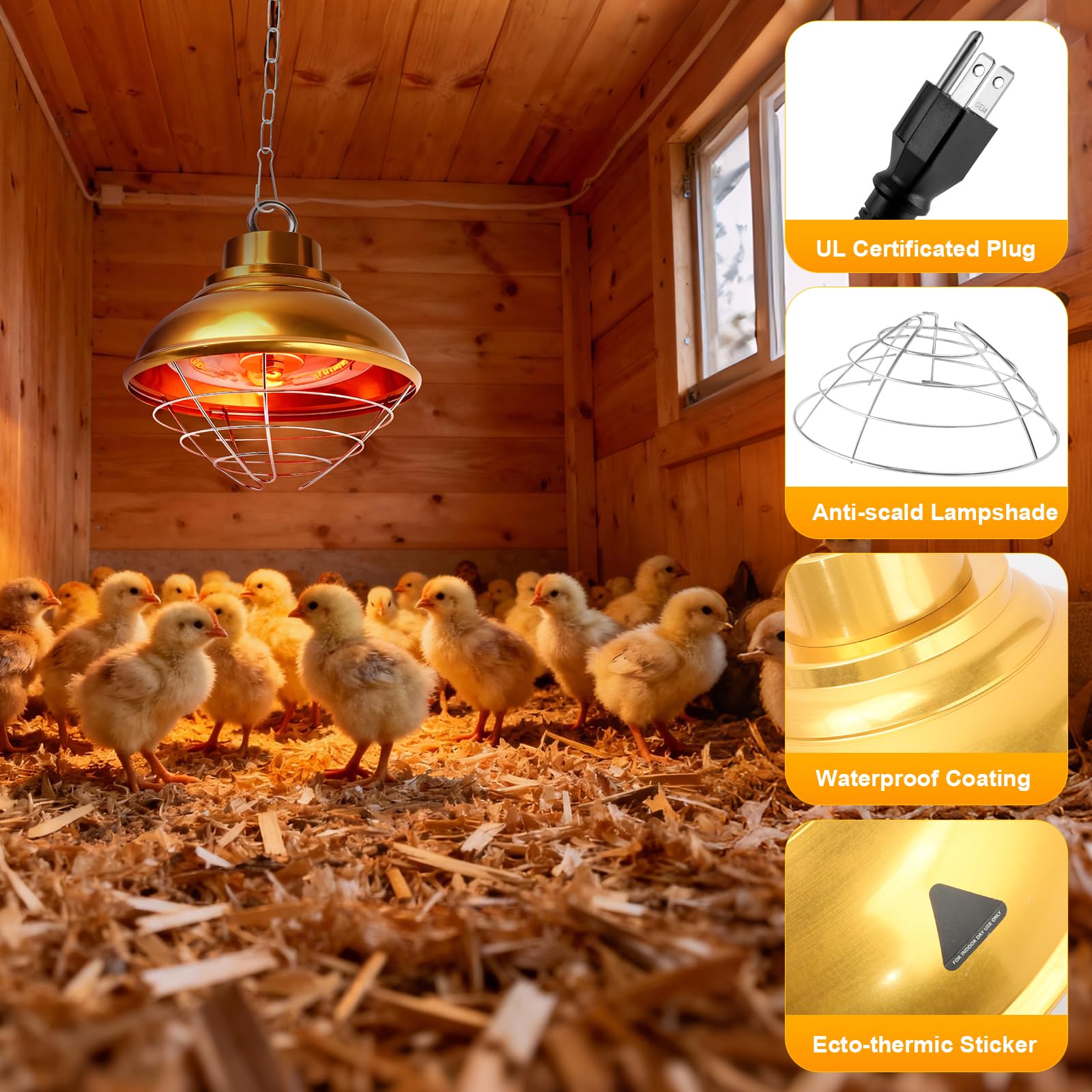 FMATOZ pet-shelter-heat warms kennels and cat houses on cold days