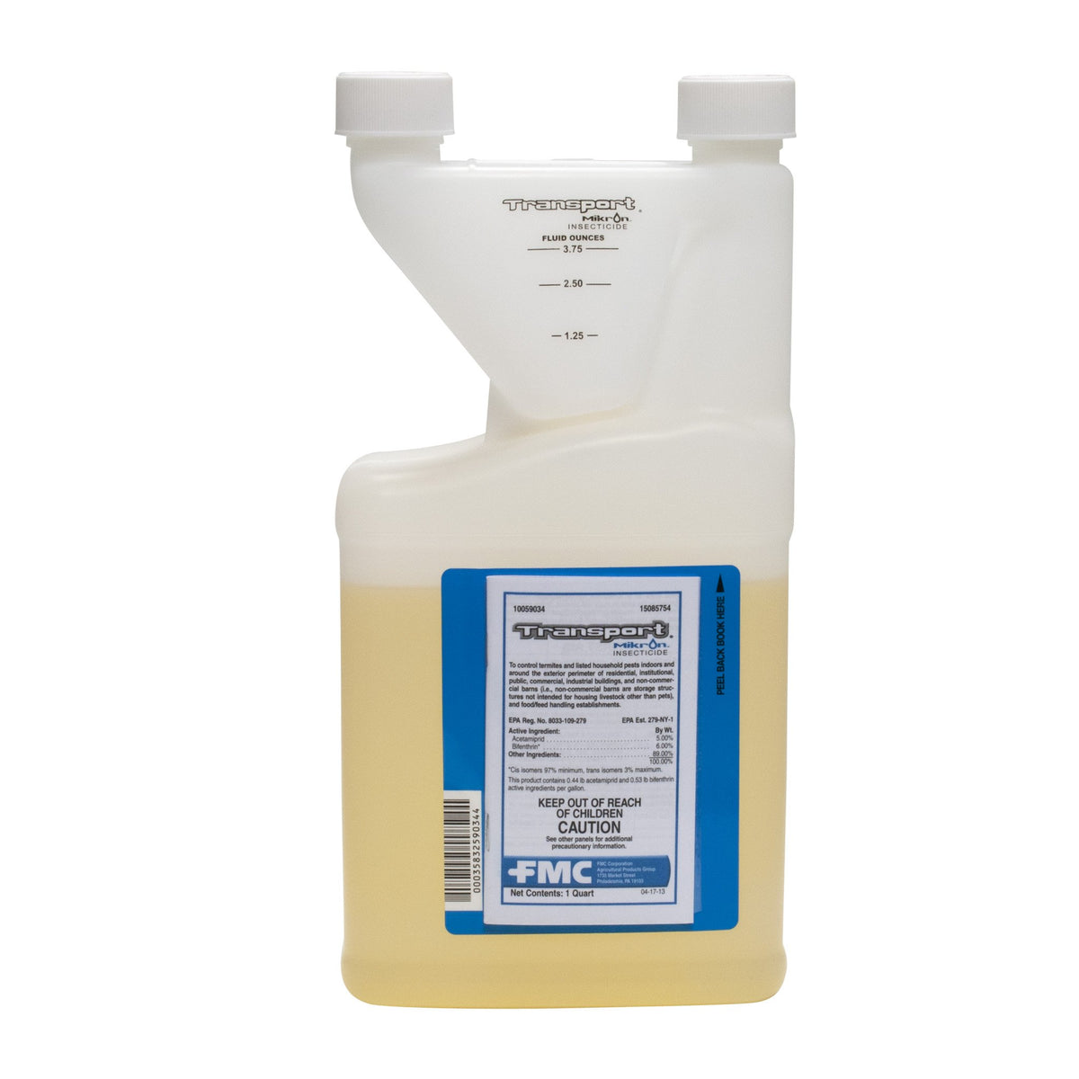 FMC Transport Mikron 32oz bottle for quick knockdown and lasting residual performance.