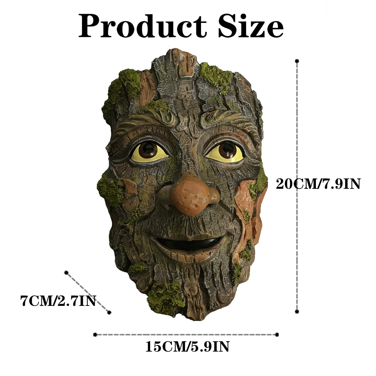 FmnyYaid resin garden statue withstands outdoor weather for years.