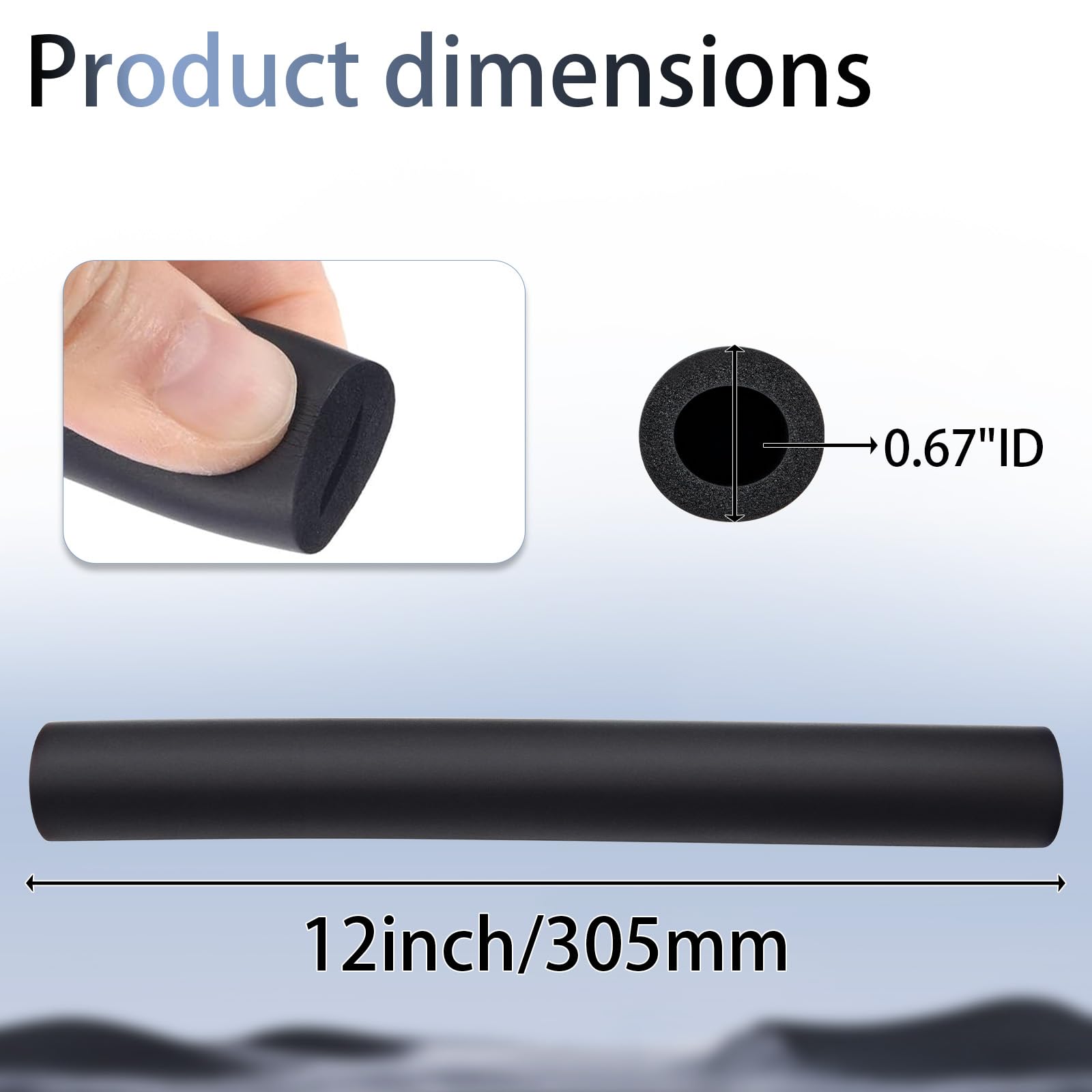 Ergonomic Grasshopper handle grip replacement enhances comfort during long mowing sessions.