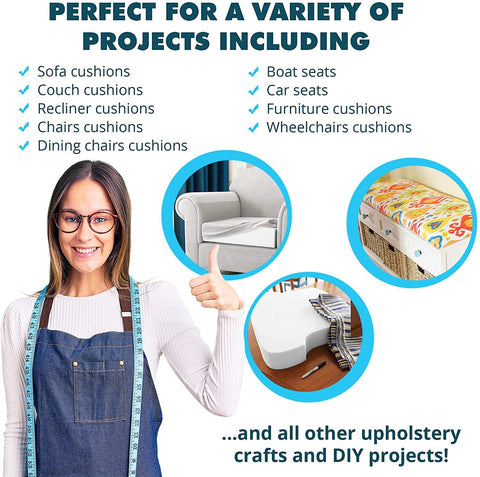 Foamma custom-cut foam service for perfect size and fit