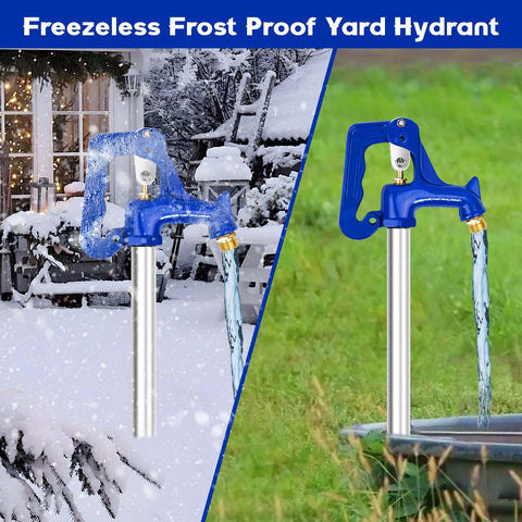 FODACEL hydrant installation guide image illustrating quick setup steps.