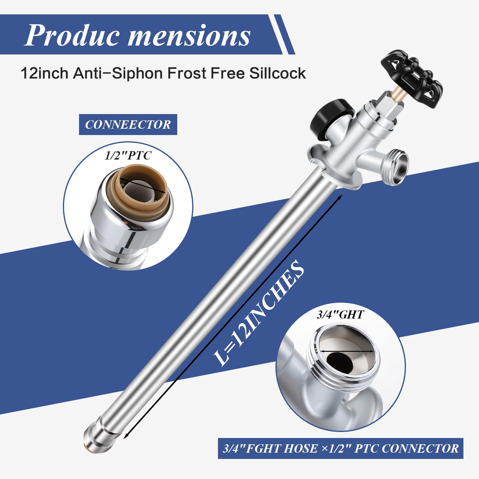 FODAHRWS anti-siphon backflow protection prevents outdoor water contamination