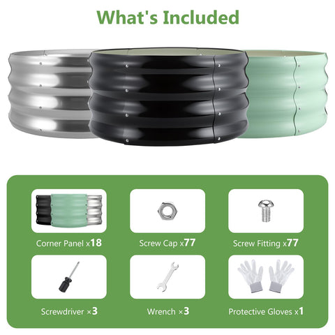 FODAHRWS easy tool-free assembly kit lets you start planting quickly.
