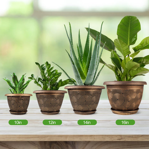Fodetyff three-pack planter set supports versatile decor.