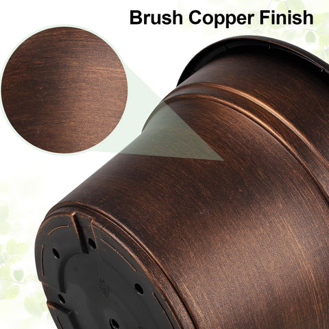 Fodetyff dark gold finish complements modern or classic décor.