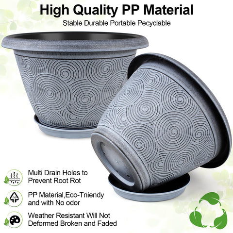 Fodetyff indoor outdoor decorative planter complements any room or patio