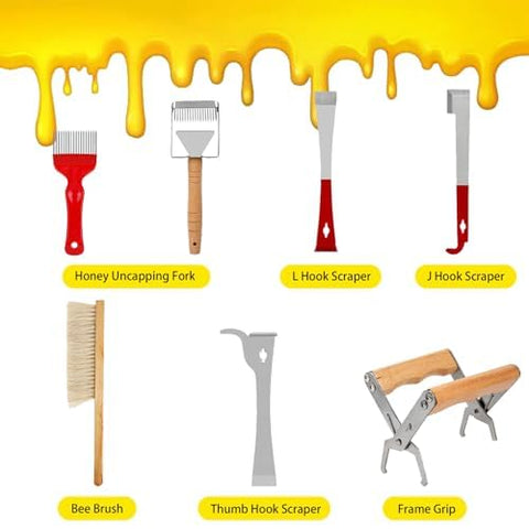 FodManTakin honey harvest tools for efficient hive yields and clean frames