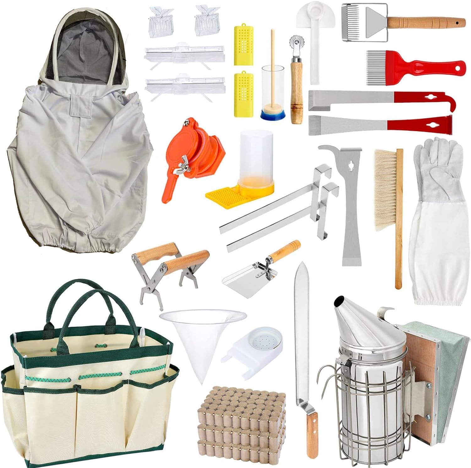 FodManTakin beekeeping kit protective gear and tools for safe hive handling