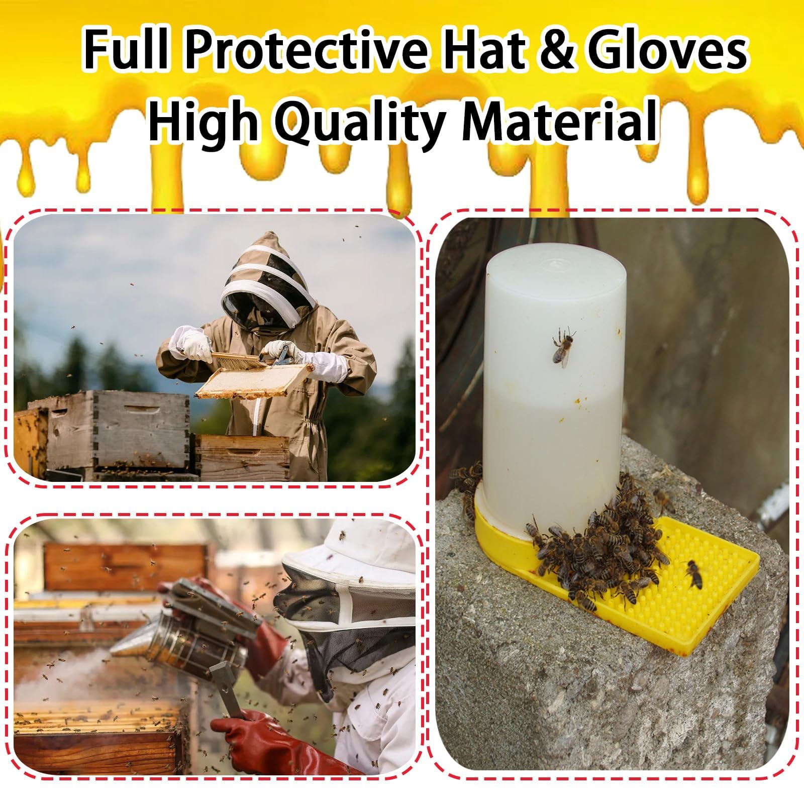 FodManTakin beginner-friendly starter kit supports new beekeepers with essential gear.