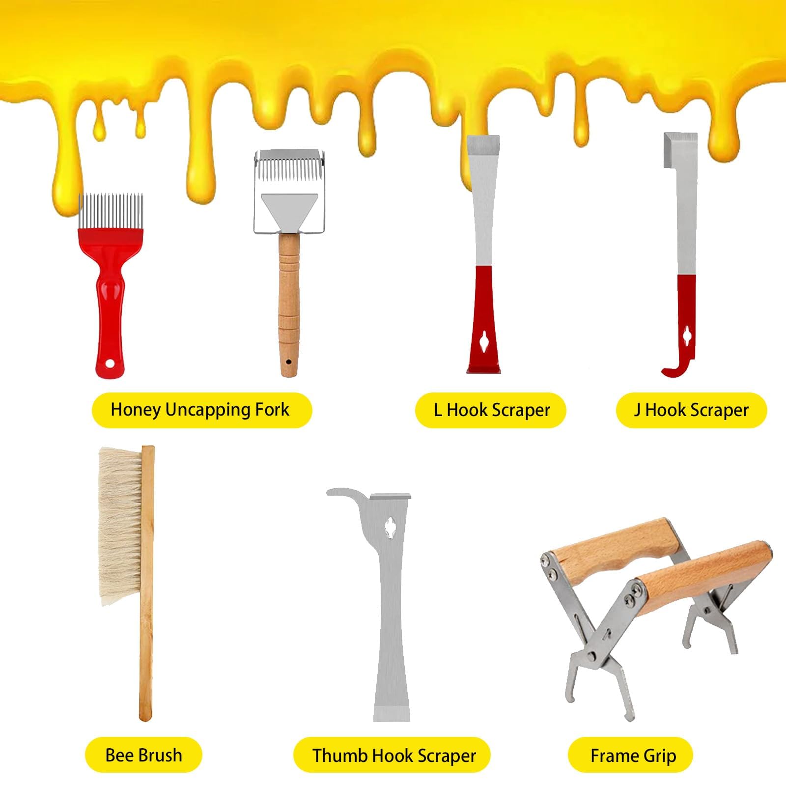 FodManTakin wooden frame grips reduce hand fatigue during hive work.