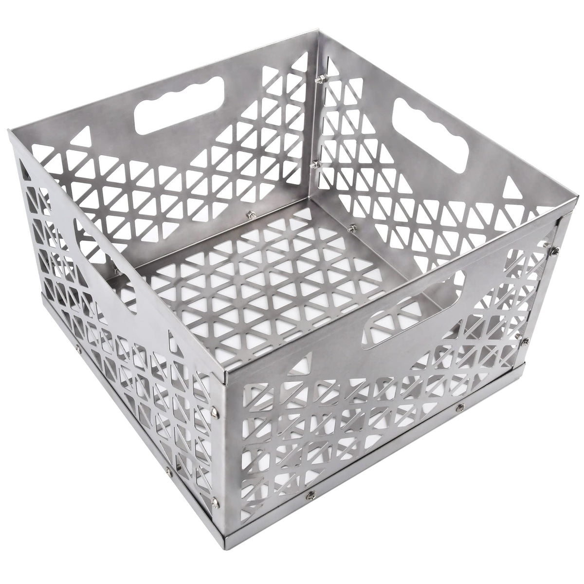 Foedo 12-inch firebox basket for Oklahoma Joe Highland promoting even charcoal burn.