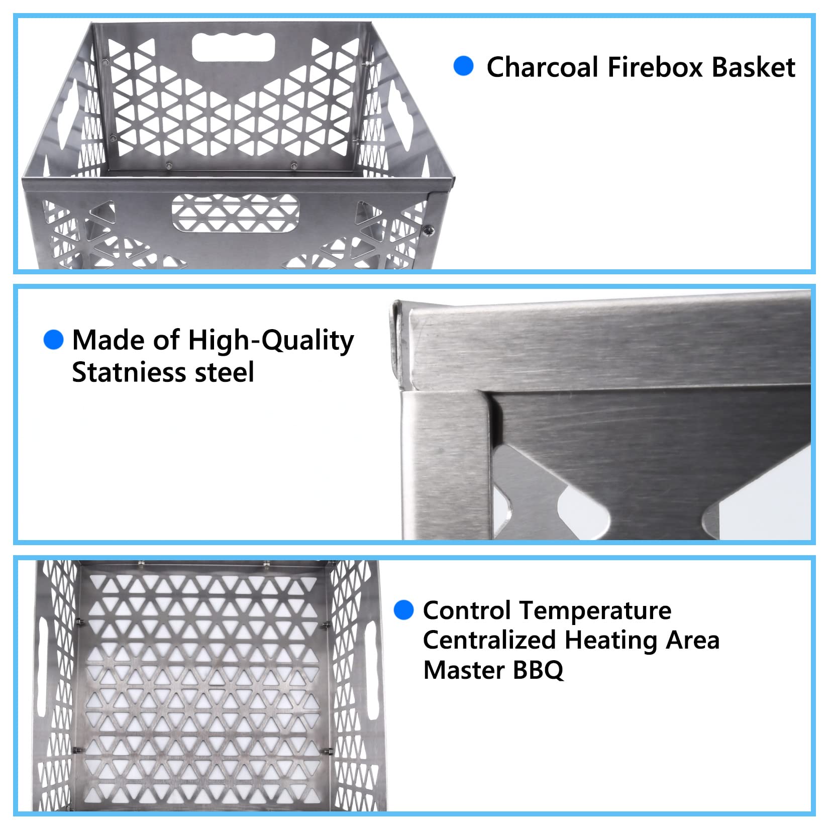 Foedo firebox basket detachable design facilitates removal and storage.
