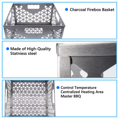 Foedo firebox basket detachable design facilitates removal and storage.