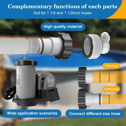FOFOGANG stainless steel clamps secure the seal for leak-free performance.