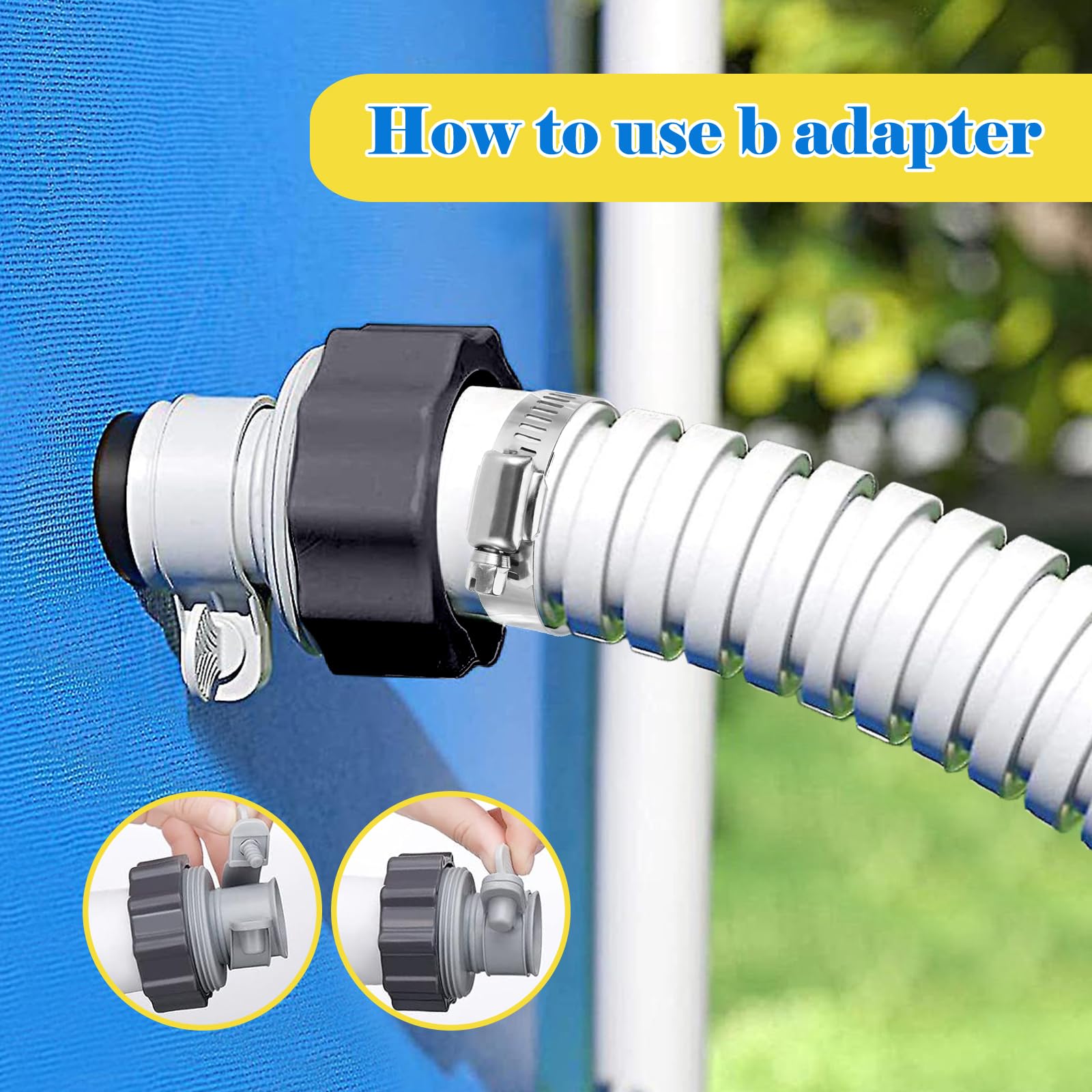 FOFOGANG easy installation demonstrates tool-free screw on assembly.