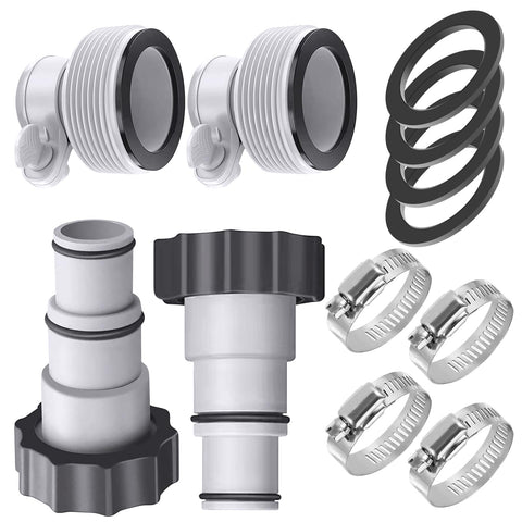 FOFOGANG pool hose adapter Type A for 1.25–1.5 inch hoses enables versatile setups.