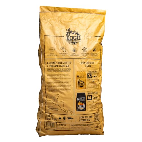 FOGO charcoal for smoking and grilling delivers authentic smoky flavor.