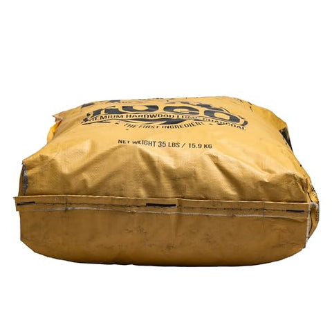 FOGO premium charcoal ideal for burgers, chicken, and seafood.
