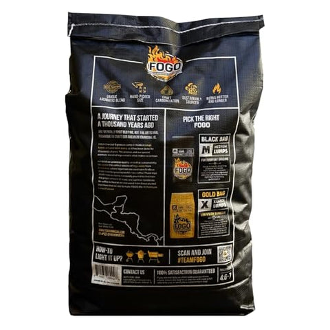 FOGO provides even burn to keep temperatures stable during cooks.
