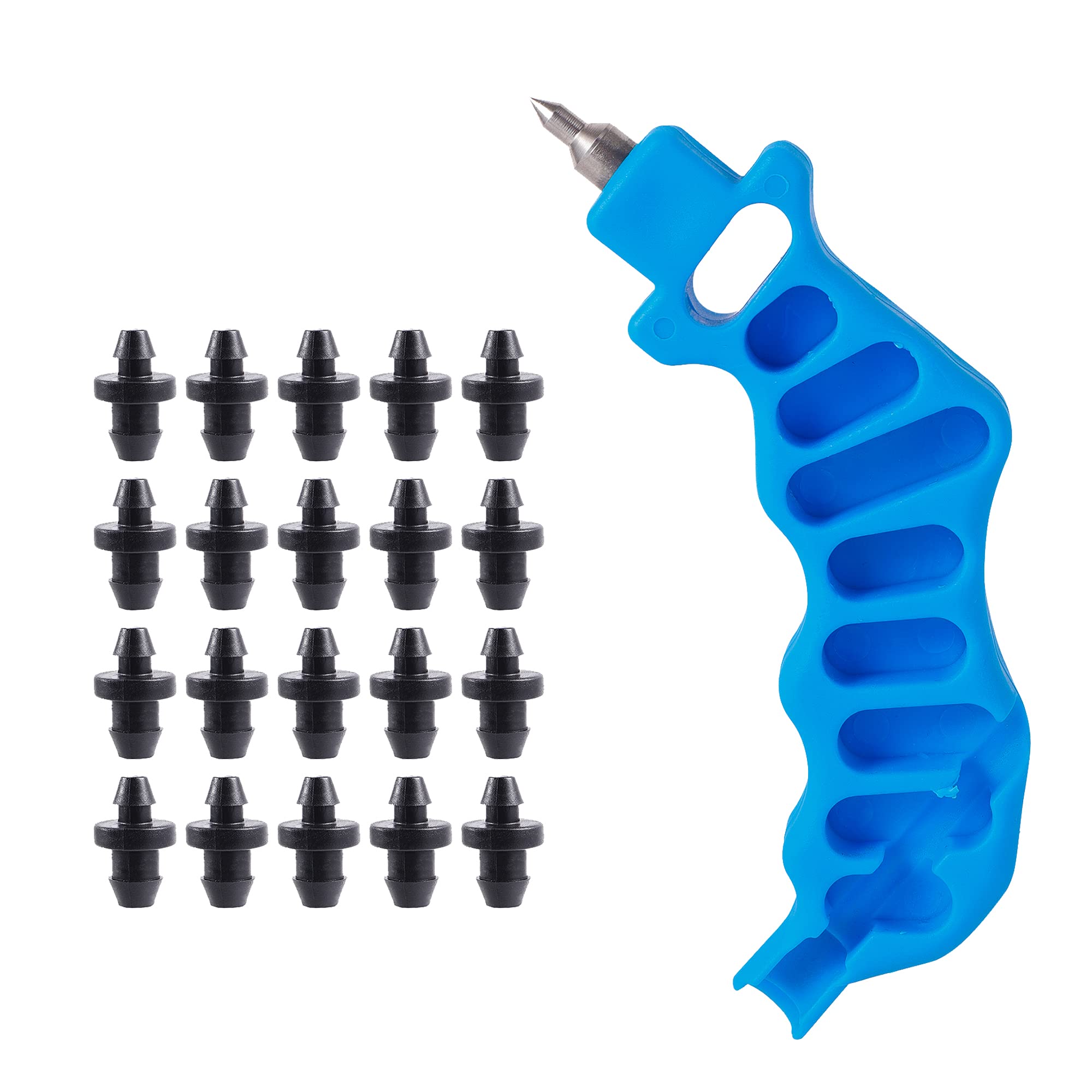 FOGWOWO 2-in-1 hole punch blue for precise irrigation holes