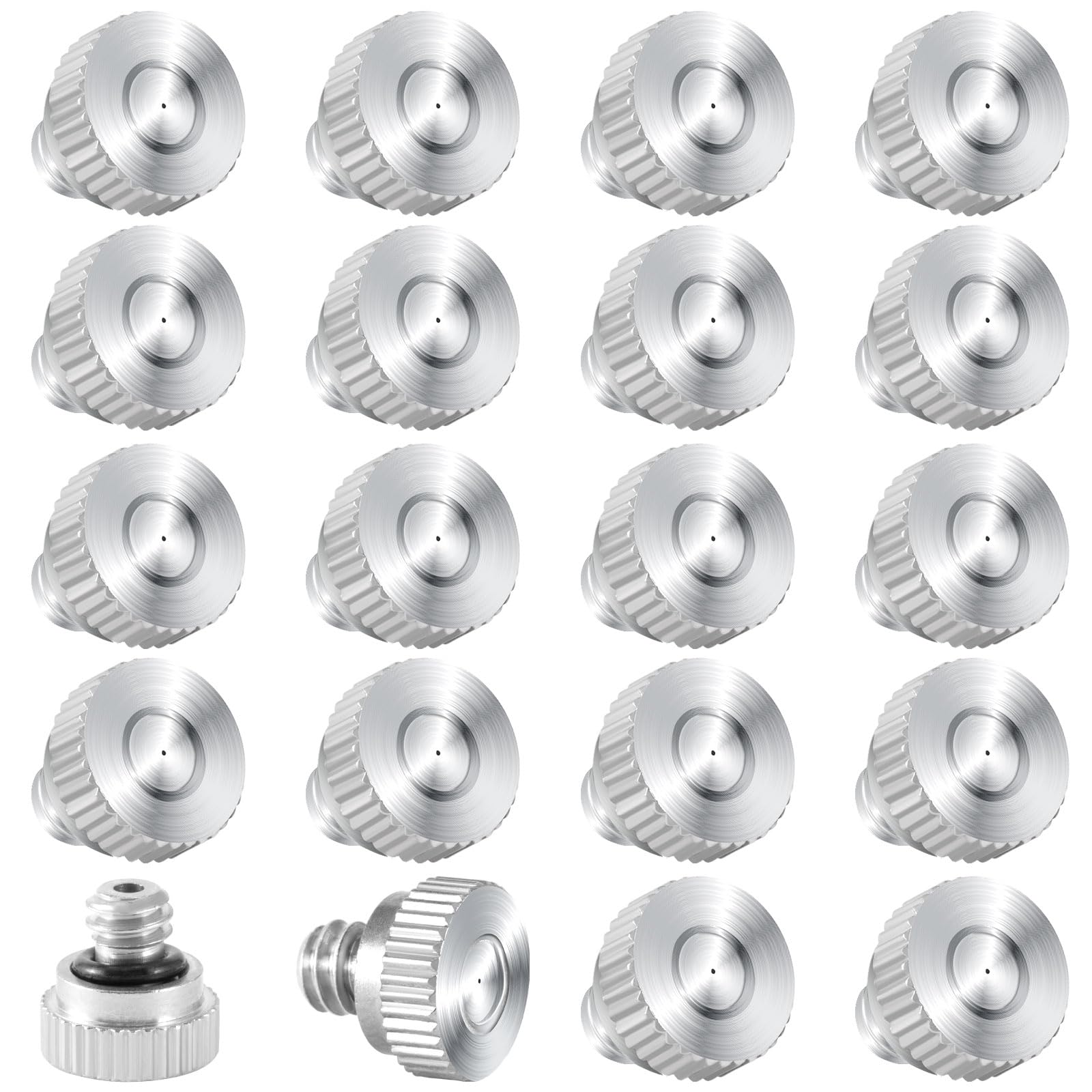 FOGWOWO brass misting nozzle assembly for outdoor cooling.