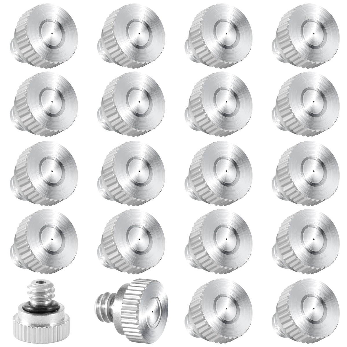 FOGWOWO brass misting nozzle assembly for outdoor cooling.