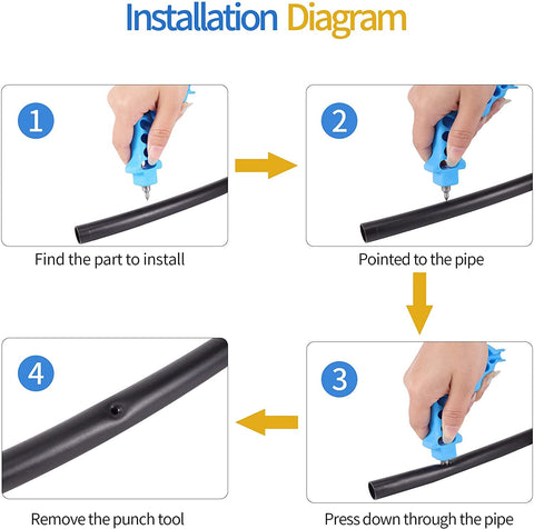 FOGWOWO lightweight design with ergonomic handle eases setup