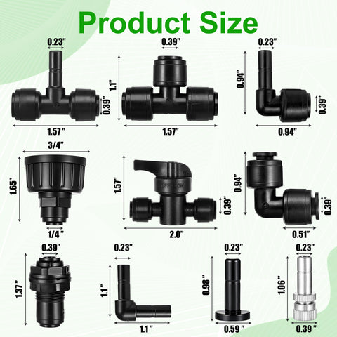 FOGWOWO installation kit suitable for indoor and outdoor misting setups.