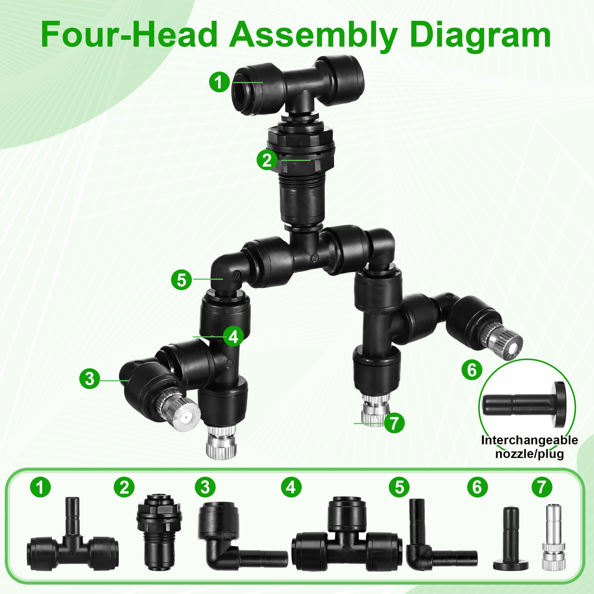 FOGWOWO multi-point layout enables flexible terrarium humidification.