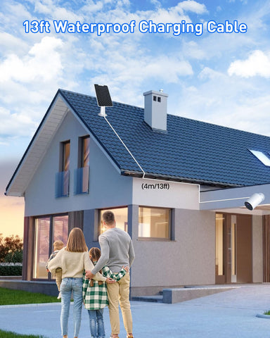 Fohoa 360 degree mount with the solar panel captures sunlight from any angle