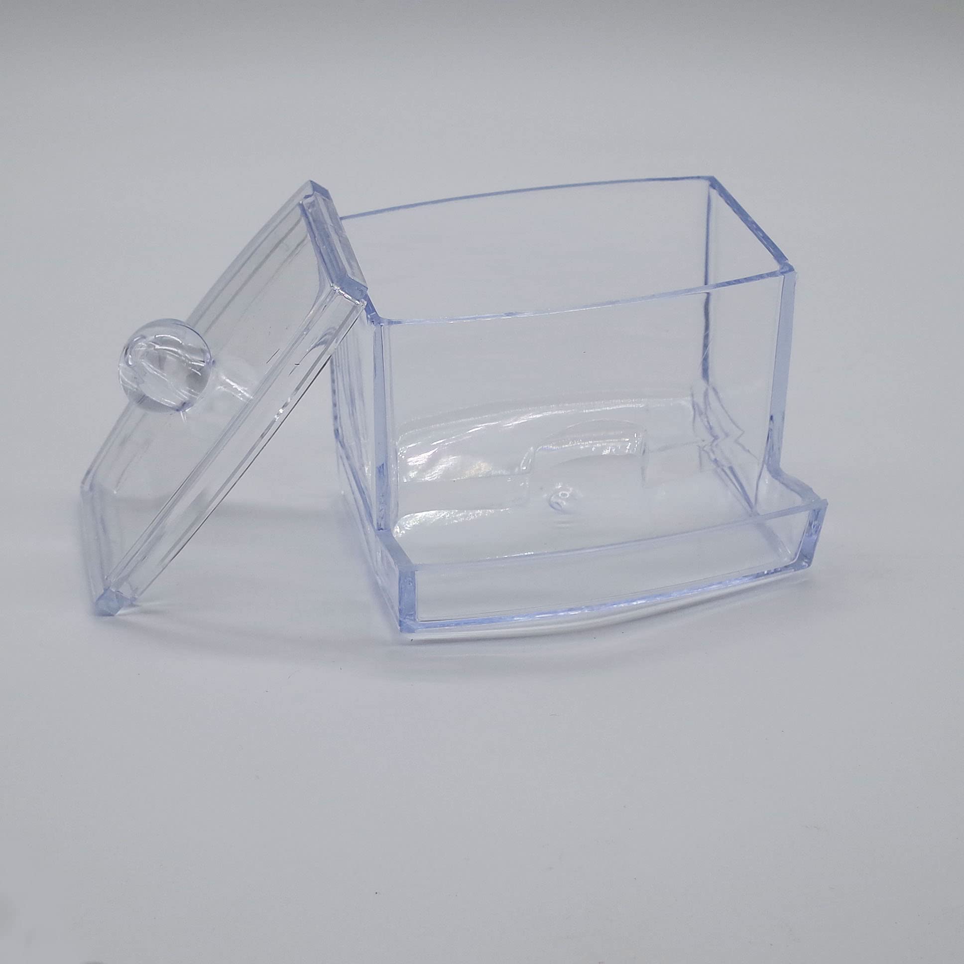 FOIBURELY Button Quail Feeder open-top view demonstrates quick access for feeding.