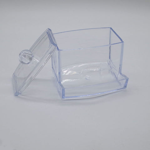 FOIBURELY Button Quail Feeder open-top view demonstrates quick access for feeding.