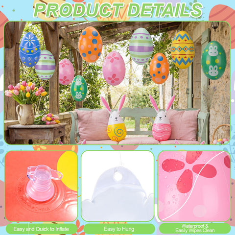 Foilswirl garden Easter display elevates indoor and outdoor celebrations
