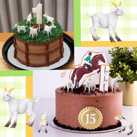 Foilswirl mini goats brighten outdoor micro landscapes and planters.