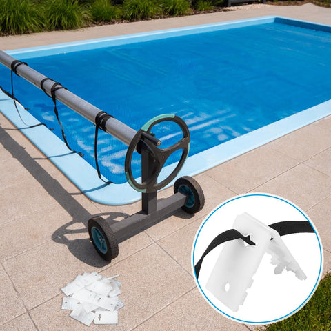 Foilswirl rope-fit clip – adaptable to various solar cover reels