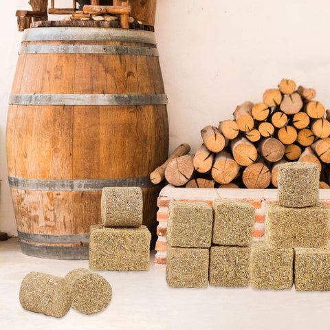 FOIMAS square hay bale texture enhances dollhouse farms and stables