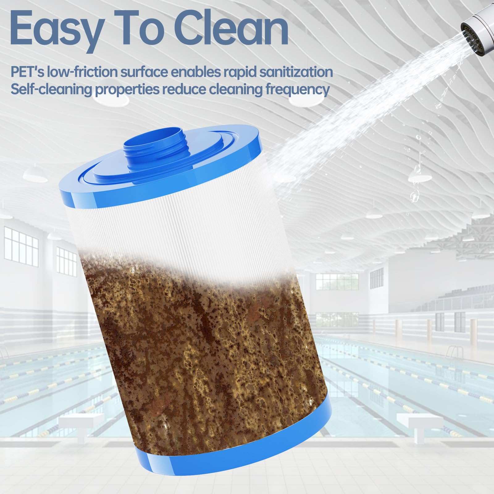 FOIRCEADAL 2-pack keeps your spa filtering ready.