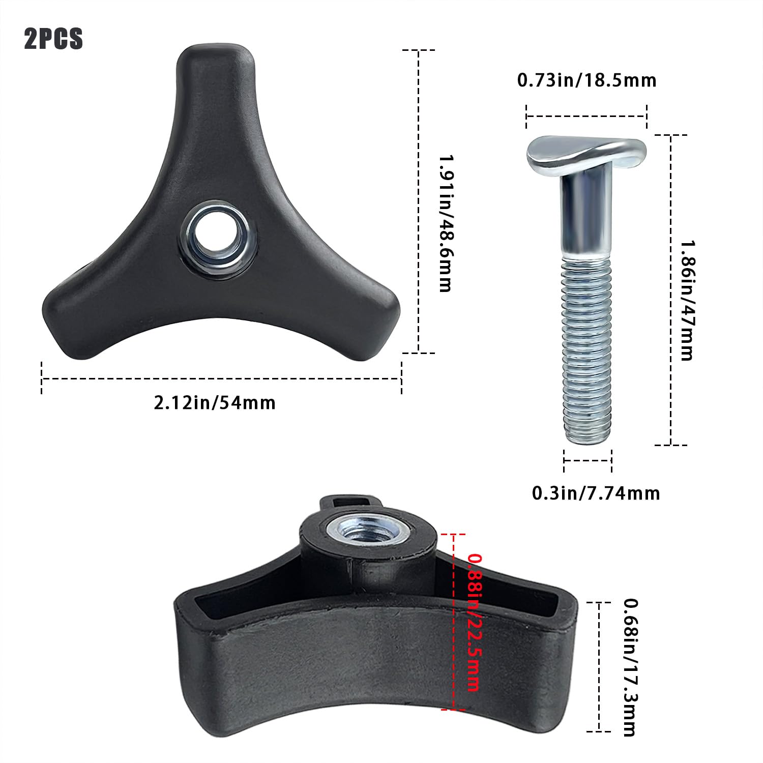 fojoo lawn mower bolts and nuts for durable, rust-resistant fastening.