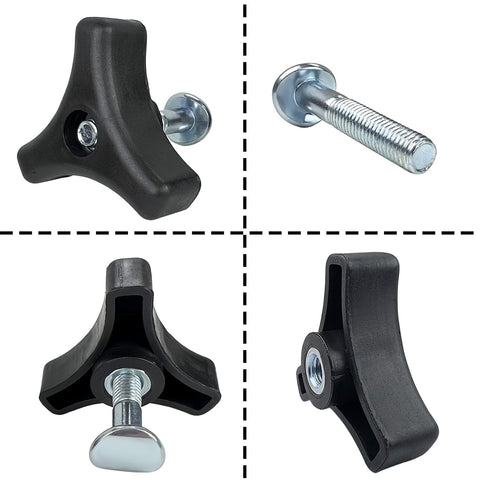 fojoo triangle nut design image showing simple tool-free installation.