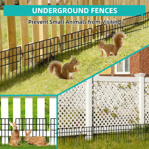 Outdoor yard and patio border use with FOKEP barrier fence.